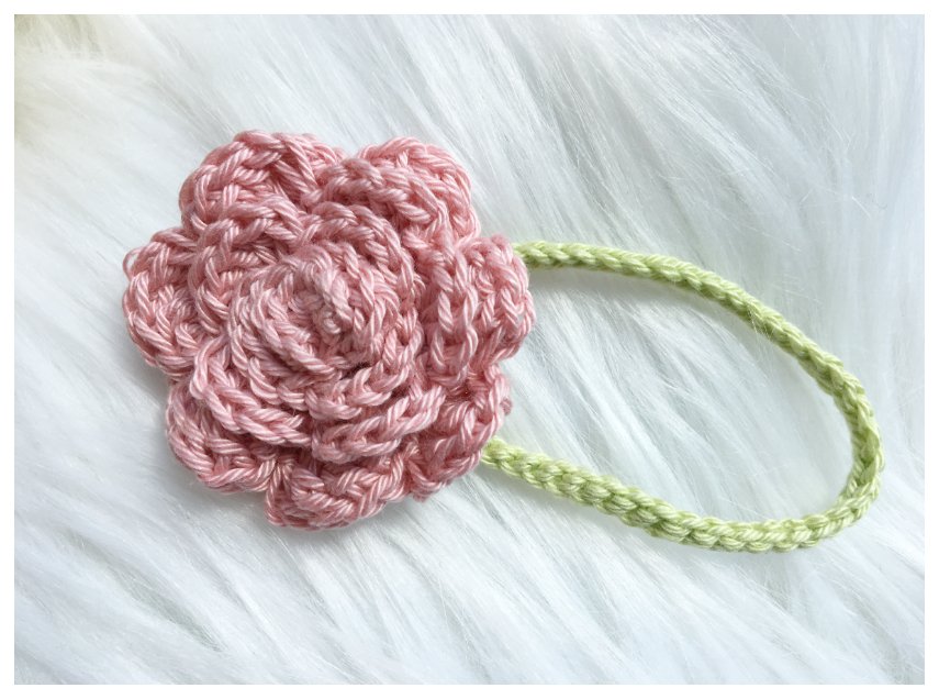 Blog-Inhaltsbild für 'Rose, kostenlose Häkelanleitung'